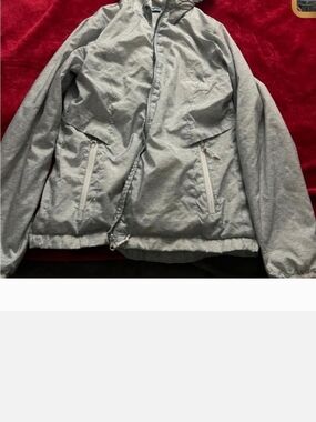 Free Country Women's Hooded Windbreaker Jacket in Light Blue